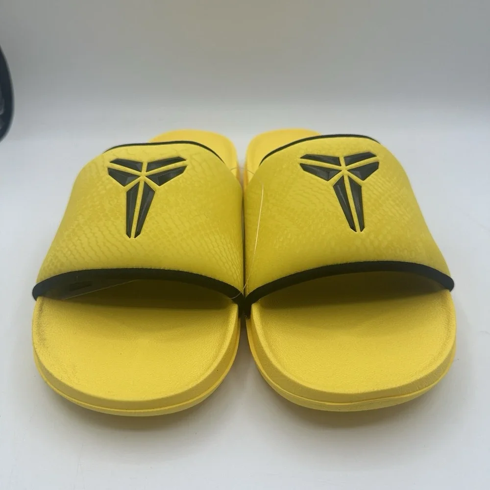 Nike‎ Kobe Offcourt Slide Mens 9 Lightning Yellow/Black Sandals IF2870-700